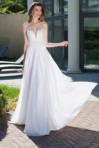 Свадебное платье греческого стиля для беременной невесты #7582